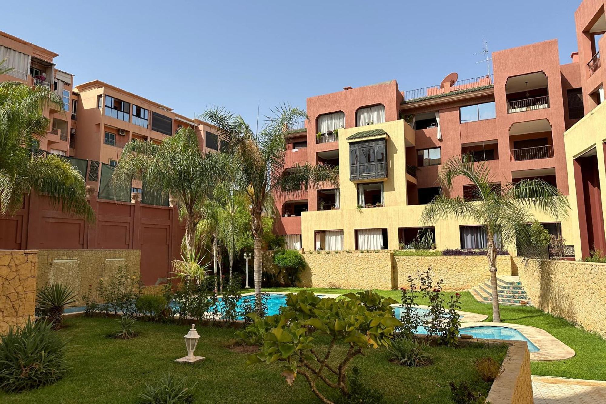 Appartement Calme, Gueliz Marrakesch Exterior foto